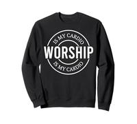 Le culte est Mon Dieu Cardio chrétien Hommes Femmes chrétiens Sweatshirt
