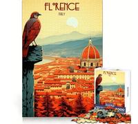 Le Cœur de Florence Puzzle de 1000 pièces pour Adolescents Jeu de logique et de résolution d'énigmes Découpe précise 50x75cm