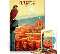 Le Cœur de Florence Puzzle de 1000 pièces pour Adolescents Jeu de logique et de résolution d'énigmes Découpe précise 50x75cm
