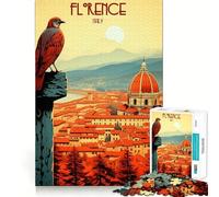 Le Cœur de Florence Puzzle pour Adultes 1000 pièces Jeu Intelligent Lien Familial Découpe précise Cadeau saisonnier 38x26cm