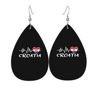 Le Cœur De La Croatie Femme Boucle D'Oreille Crochet Fantaisie Boucles D'Oreilles Légères Boucle Doreille Pour Cadeau Quotidienne Fête