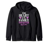 Le cœur de la Famille, Belle-Fille Sweat à Capuche