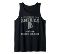 Le cœur de l'Amérique Bat dans l'État du Rhode Island aux États-Unis Débardeur