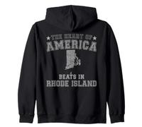 Le cœur de l'Amérique Bat dans l'État du Rhode Island aux États-Unis Sweat à Capuche