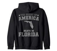 Le cœur de l'Amérique Bat en Floride État américain USA Sweat à Capuche