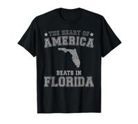 Le cœur de l'Amérique Bat en Floride État américain USA T-Shirt