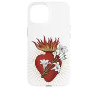 Le cœur Le Plus Chaste de Saint Joseph catholique Coque pour iPhone 15
