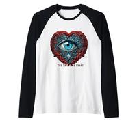 Le cœur révélateur d'Edgar Allan Poe Manche Raglan