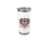 Le cœur révélateur Edgar Allan Poe Gobelet isotherme en acier inoxydable double paroi