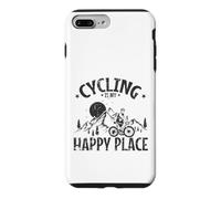 Le Cyclisme est Mon Endroit Heureux Coque pour iPhone 7 Plus/8 Plus