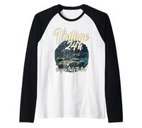 Le danger vintage 24H fait partie du fan de sport automobile des années 60 Manche Raglan