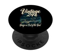 Le danger vintage 24H fait partie du fan de sport automobile des années 60 PopSockets PopGrip Adhésif