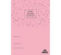 LE DAUPHIN Cahier de notes et de bord du professeur, 297X210, 48 pages - Couleurs assorties