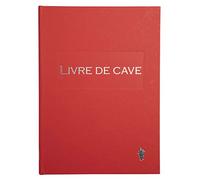 Le Dauphin - Réf. 207161D - 1 livre de cave - Extérieur et dos en toile - Format vertical - Dimensions : 22 x 17 cm - Titre lettres argent - 96 pages blanches - Couleur rouge