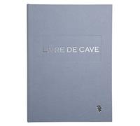 Le Dauphin - Réf. 207181D - 1 livre de cave - Extérieur et dos en toile - Format vertical - Dimensions : 22 x 17 cm - Titre lettres argent - 96 pages blanches - Couleur gris