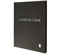 Le Dauphin - Réf. 207181D - 1 livre de cave - Extérieur et dos en toile - Format vertical - Dimensions : 22 x 17 cm - Titre lettres argent - 96 pages blanches - Couleur gris
