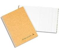 Le Dauphin - Réf. 392506D - 1 brochure - cahier avec une couverture rigide motif marbré - dim 29,7X21 cm - 192 pages quadrillées 5x5 - papier velin 90g - couleur aléatoire vert, bleu, rouge, blanc