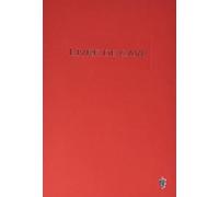 Le Dauphin - Réf. 397161D - 1 livre de cave - Extérieur et dos en toile - Format vertical A4 - Dimensions : 29,7 x 21 cm - Titre lettres argent - 96 pages blanches - Couleur rouge