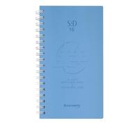 Exacompta - 1 Agenda Semainier SAD 16W Linicolor - Dimension : 9 x 16 cm - Septembre 2025 à Décembre 2026 - Visuels Aléatoires