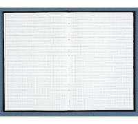 Le Dauphin - Réf. 652D - 1 Registre - Dimensions 29,7 X 21 cm - Format A4 - Imprimé quadrillé 5x5 - petits carreaux - papier intérieur 90 grammes - 192 pages - couverture rigide en toile noire