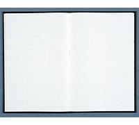 Le Dauphin - Réf. 756D - 1 Registre - Dimensions 34 X 22,5 cm - imprimé quadrillé 5x5 - petits carreaux - papier intérieur 90 grammes - 592 pages - couverture rigide recouverte d'une toile noire