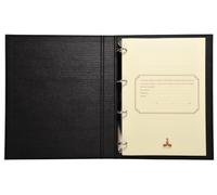 Le Dauphin - Réf. 932D Classeur juridique noir 4 anneaux CONSEIL D'ADMINISTRATION - dos 37 mm - 4 anneaux - couverture plastique, intérieur papier livré avec recharge 100 feuillets numérotés - A4