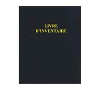 Le Dauphin - Réf. 933D Classeur juridique noir 4 anneaux LIVRE D'INVENTAIRE - dos 37 mm - 4 anneaux - couverture plastique, intérieur papier livré avec recharge 100 feuillets numérotés - Format A4