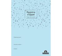 Registre d'appels journaliers Le Dauphin - A4 21 x 29,7 cm - 80 pages