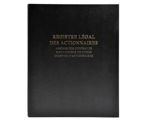 LE DAUPHIN Registre des actionnaires 100 feuillets - Noir