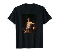 Le David du Caravage avec la tête de Goliath | Peinture d'art T-Shirt