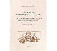 Le De Sensu De Charles De Bovelles (1511) - Conception Philosophique Des Sens Et Figuration De La Pensée