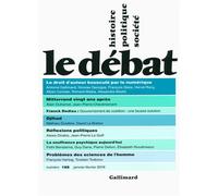 Le Débat Janvier-février 2016 - Collectif - Gallimard - broché - Revue