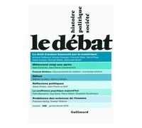 Le Débat N° 188, Janvier-Février 2016