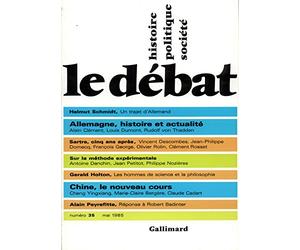 Le Débat, numéro 35, mai 1985