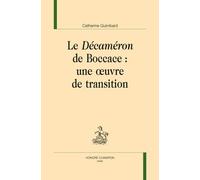 Le Décaméron De Boccace - Une Oeuvre De Transition