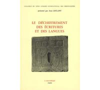 Le déchiffrement écritures et des langues - Jean Leclant - Puf - broché - Essai