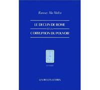 Le Déclin de Rome et la corruption du pouvoir - Ramsay Macmullen - Belles Lettres - broché - Livre