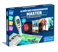 Clementoni – Jeu éducatif Le Défi des Connaissances Master – 6–10 ans, Stylo parlant, 1000+ questions