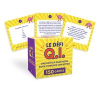 Le Défi Q.I. ! - Une boîte à questions pour stimuler son esprit - 150 cartes - Collectif - Merci Les Livres - Livre-jeu