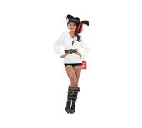 Le Déguisement Chemise Blanche de Pirate Blanc Pour Femmes de Fun Shack - Extra Large