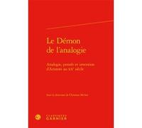 Le Démon de l'analogie Véronique Gely (Direction), Collectif (Auteur)
