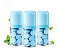 Le Dentifrice Solide À Croquer D'haleine Fraîche Durable Marque Sur | Nettoyant For Dents De Voyage Sans Fluorure Nano Hydroxyapatite(3pcs)