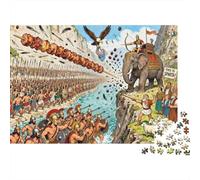 Le dernier arrêt aux Thermopylae Puzzle en Bois Imperméable DIY Puzzles De 1000 Pièces pour Adultes Cadeaux Amusant De Décoration pour La Maison