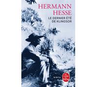 Le Dernier été de Klingsor - Hermann Hesse - Lgf - Poche - Nouvelles