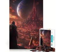 Le Dernier Gardien d'un Monde Déchu Puzzle de 1000 pièces pour Adolescents Jeu de réflexion Stimulant Passe-Temps Calme Découpe précise Joli Cadeau 38x52cm