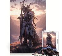 Le Dernier Guerrier Puzzle de 1000 pièces pour Adolescents Stimule la mémoire Divertissement Relaxant Bords précis Cadeau attentionné 38x52cm