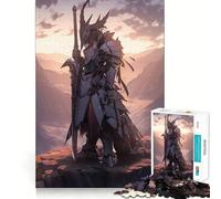Le Dernier Guerrier Puzzle de 1000 pièces pour Adolescents Stimule la mémoire Divertissement Relaxant Bords précis Cadeau attentionné 38x52cm
