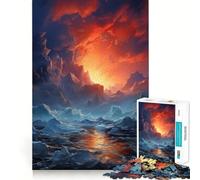 Le dernier Iceberg Puzzle de 1000 pièces pour Adolescents, Jeu cognitif et Silencieux, Bordure de qualité supérieure, Cadeau de Noël 50x75cm