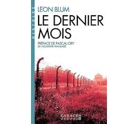 Le Dernier Mois (Espaces Libres - Histoire)
