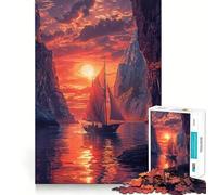 Le Dernier Navire Puzzle de 1000 pièces pour Adolescents Jeu de logique Stimulant Détente et clarté Cadeau d'anniversaire Surprise 50x75cm